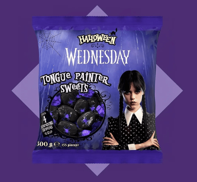 Леденцы Halloween Wednesday Tongue Painter Sweets 300г 9466 фото