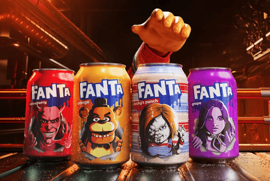 Газированный напиток Fanta Orange Freddy Fazbear 355мл 9662 фото