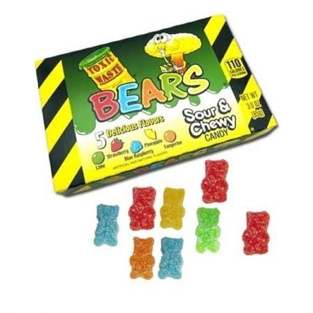 Желейки Toxic Waste Bears Sour & Chewy 85g 5594 фото