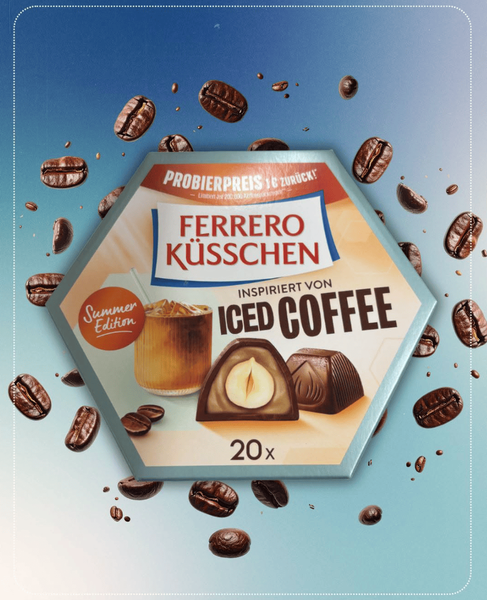 Шоколадні цукерки Ferrero K&uuml;sschen Iced Coffee 190г 11247 фото