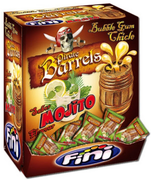 Жуйка Fini Pirate Barrels Mojito Gum 1шт 8400 фото
