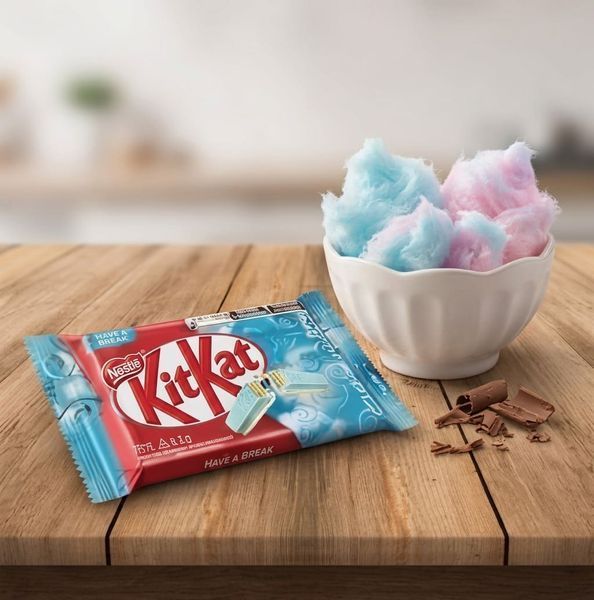 Шоколадний батончик Nestle Kit Kat Cotton Candy Flavour 41.5г 11711 фото