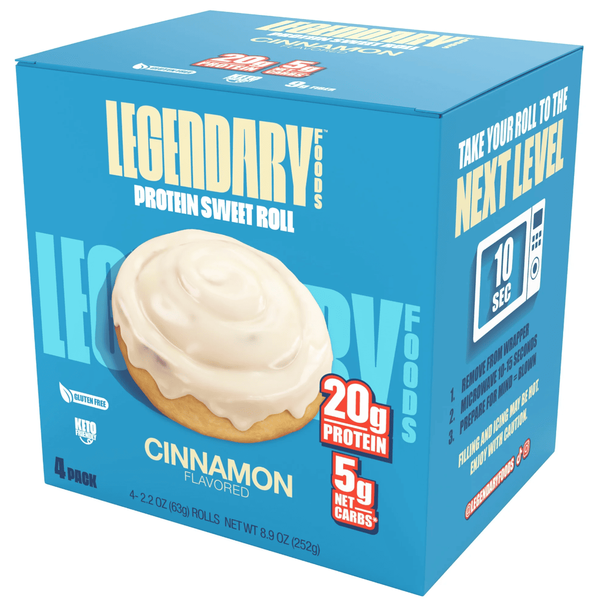 Булочка Legendary Foods Protein Sweet Roll Cinnamon 1шт, 67г 10796 фото