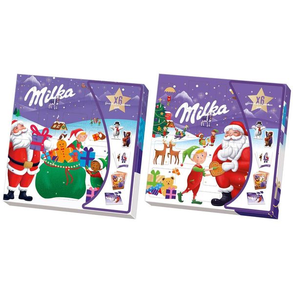 Адвент Календар Milka Advent з солодощами та іграшками 143g 2247 фото