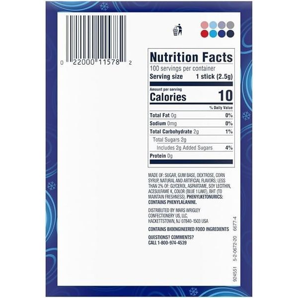 Жувальна гумка Wrigley's Winterfresh Chewing Gum 1 шт (термін до 09.04.2024) 5828 фото