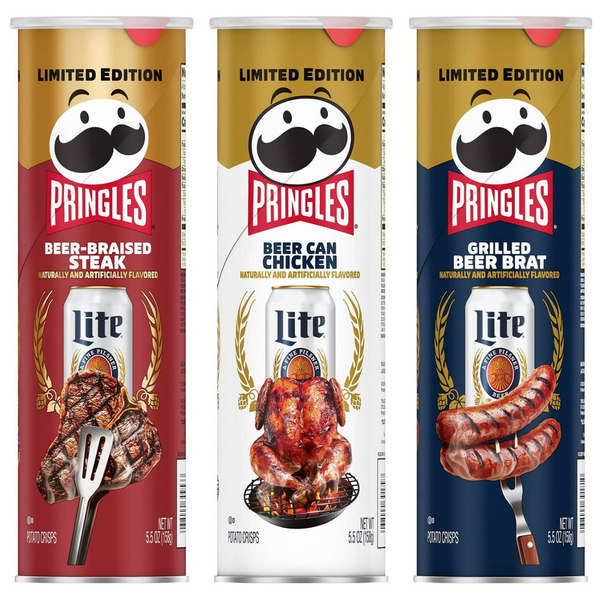 Чипсы Pringles Miller Lite Beer Can Chicken 158г 8648 фото