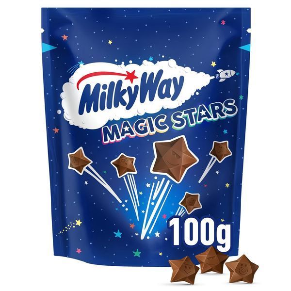 Шоколадні зірочки Milky Way Magic Stars Milk Chocolate Bites 100г 8159 фото