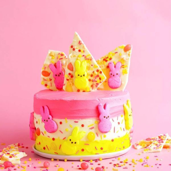 Желтые зайчики маршмелоу Peeps Easter Marshmallow-Hase 12шт, 127г 8698 фото