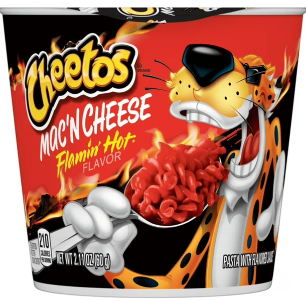 Макарони Cheetos Mac'N Cheese Pasta Flamin' Hot Flavor 4шт, 240г 10849 фото