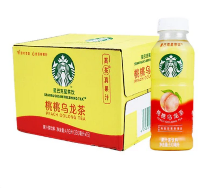 Холодный чай Starbucks Peach Oolong Tea 330 мл 8207 фото