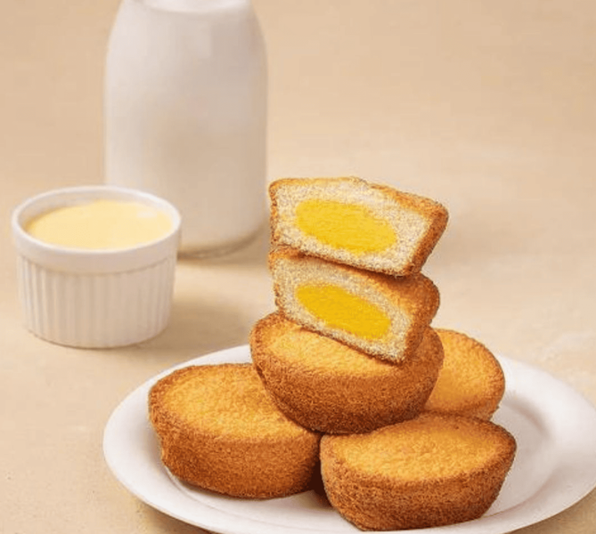 Кекси Lotte Custard Cream Cake із заварним кремом 6шт x 23г 9016 фото