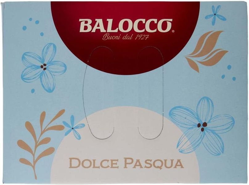Пасхальный набор кекс и шоколадное яйцо Balocco Confezione Dolce Pasqua Uovo Colomba 900г 8305 фото