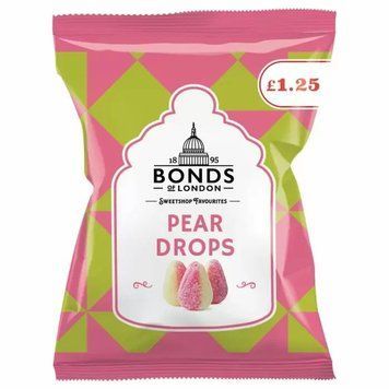 Желешки Bonds of London Pear Drops Bags 130g 5354 фото