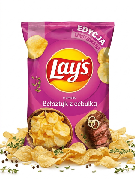Чіпси Lay's Befsztyk z Cebulka 130г 11049 фото