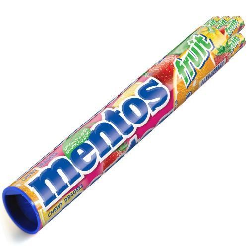 Драже Mentos Jumboroll Fruit 8x37g 5154 фото