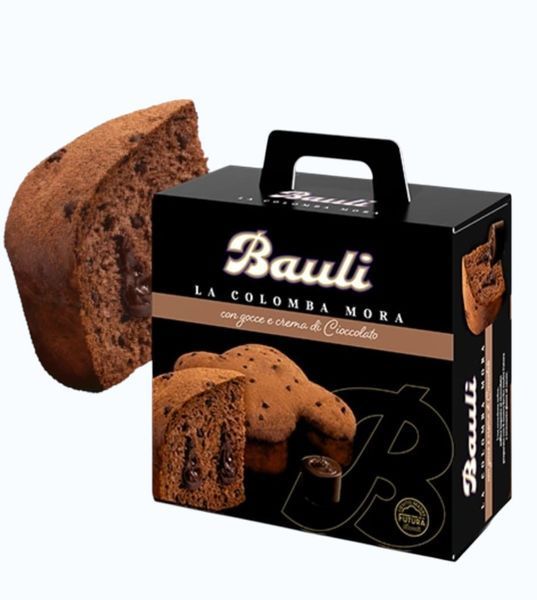 Пасхальный кекс коломба Bauli Colomba Mora con gocce e crema al Cioccolato 700г 8355 фото