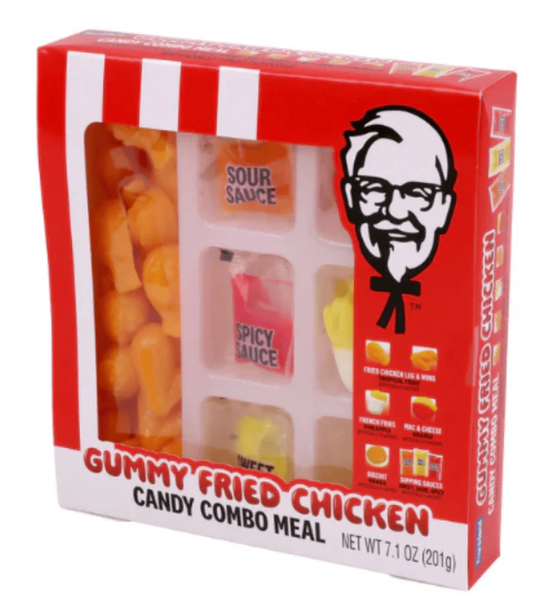 Жевательные конфеты KFC Gummy Fried Chicken Candy Combo Meal 201г 10103 фото
