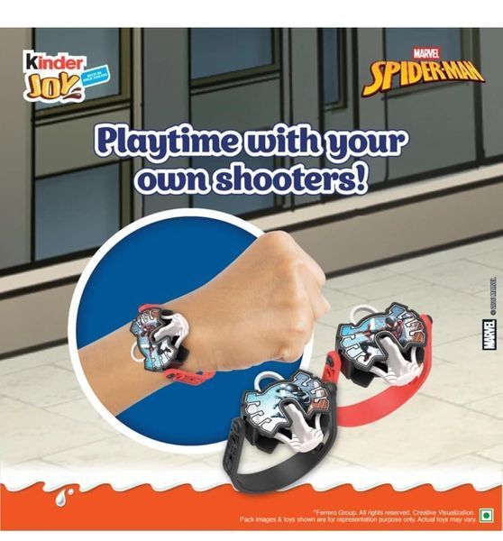 Шоколадные яйца Kinder Joy Spider Man 24шт х 20г 11099 фото