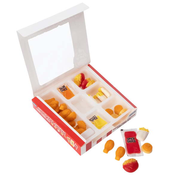 Жевательные конфеты KFC Gummy Fried Chicken Candy Combo Meal 201г 10103 фото