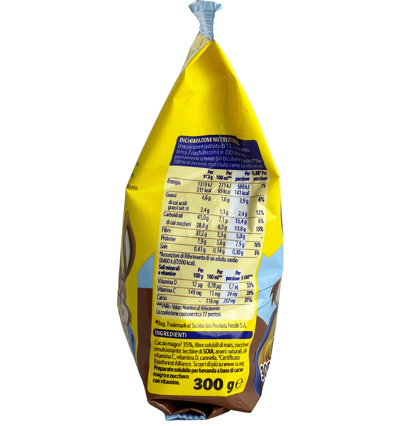 Какао напій Nestle Nesquik Meno Zuccheri 300г 10547 фото
