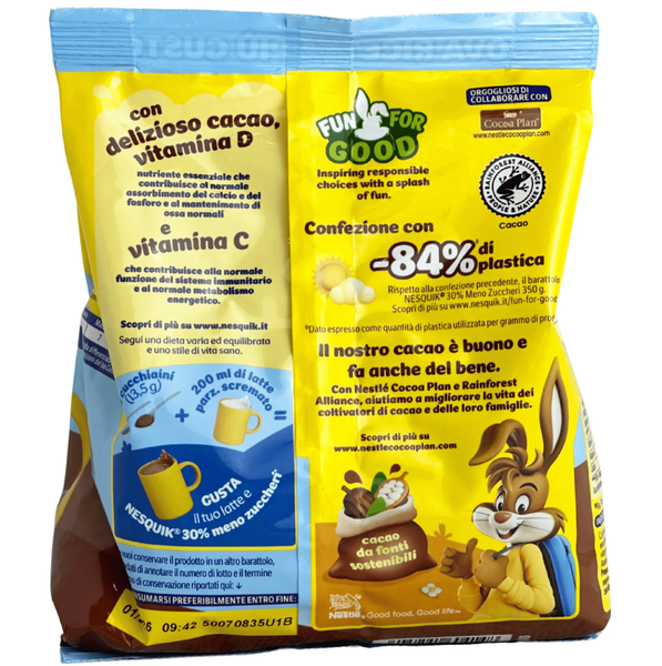 Какао напій Nestle Nesquik Meno Zuccheri 300г 10547 фото