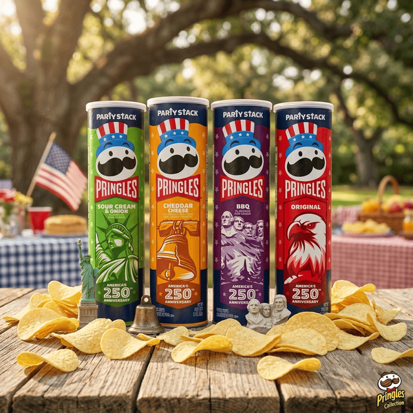 Чіпси Pringles America&rsquo;s 250th Cheddar Cheese 203г 11619 фото