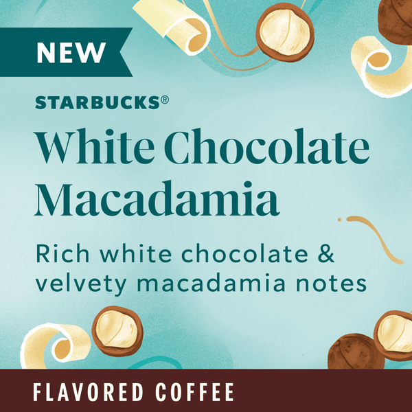 Молотый кофе Starbucks White Chocolate Macadamia Nut Ground Coffee 311г 10797 фото