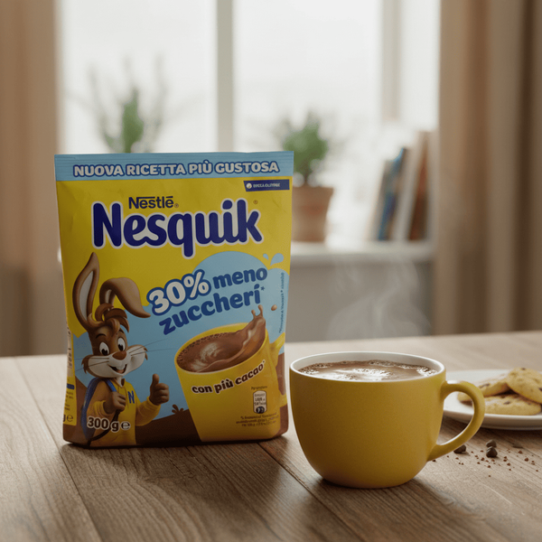 Какао напій Nestle Nesquik Meno Zuccheri 300г 10547 фото