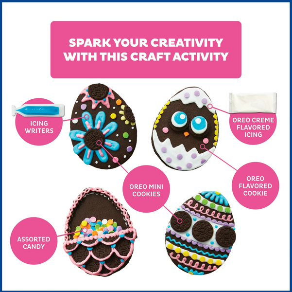 Пасхальный набор для декорирования печенья Create a Treat OREO Easter Fun Cookie Kit&nbsp;409г 8257 фото