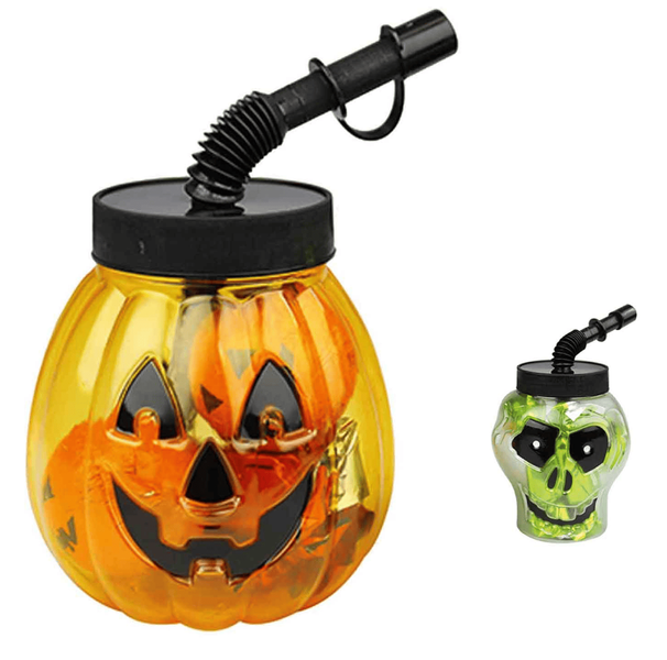 Стакан с трубочкой Windel Halloween Pumpkin и конфетами 1 шт, 57г 9468 фото