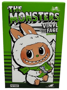 М&rsquo;яка іграшка-брелок Лабубу Pop Mart The Monsters Labubu x Sprite, 1шт 9219 фото