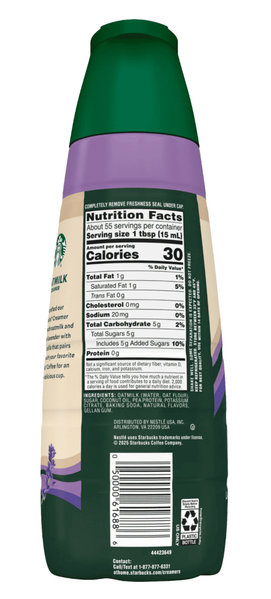 Рослинні вершки для кави Starbucks Lavender Latte Inspired Creamer&nbsp;828 мл 9519 фото