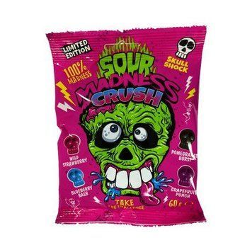 Льодяники Sour Madness Crush 60 g 5492 фото