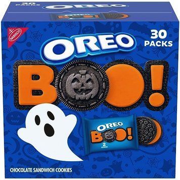Печенье Oreo Orange Creme Chocolate Sandwich Cookies 30 Snack Packs 870 g 5612 фото