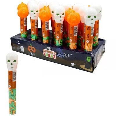 Льодяники Череп Candy Realms Spooky Tubes 50g 5718 фото