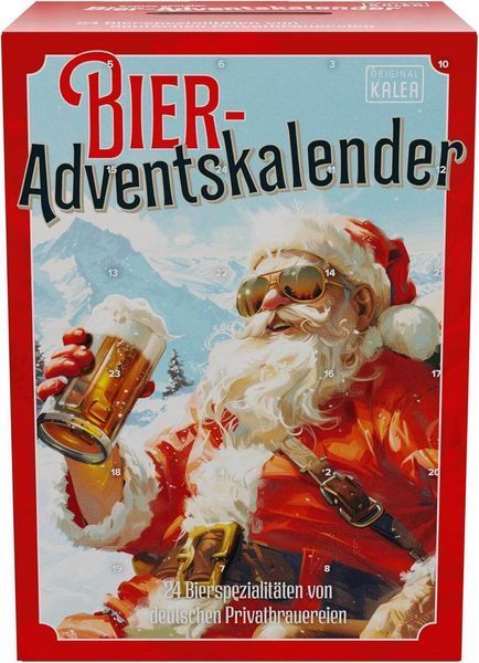 Пивний адвент-календар Kalea Beer Advent Calendar Edition Hoppy Santa хмільний Санта 24x0,33 мл. 7485 фото