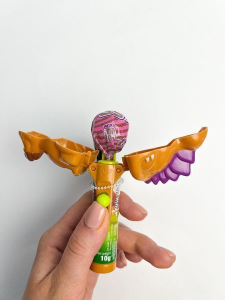 Іграшка з льодяником Pop Ups Dino Friends - Стегозавр 10g 2927 фото
