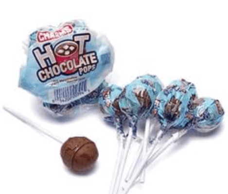 Льодяники на паличці Charms Hot Chocolate Lollipops 7шт 121г 10104 фото
