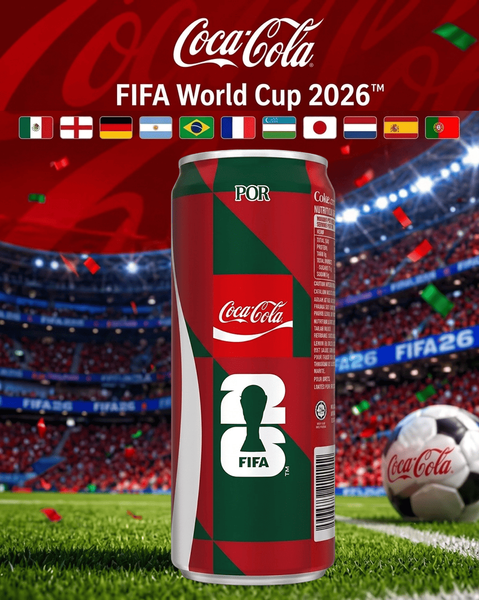Газований напій Coca-Cola FIFA World Cup POR Original Taste 330мл 11249 фото