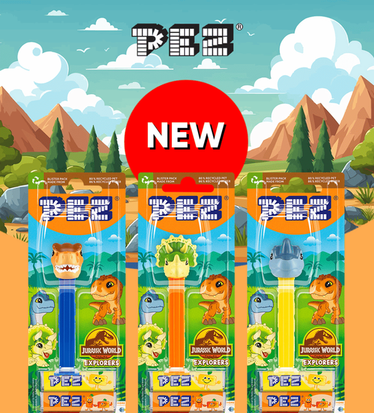 Диспенсер с конфетами Pez Jurassic World Brachiosaurus 17г 10205 фото