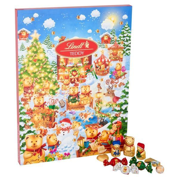 Адвент календарь Lindt Teddy Winter Wonderland Chocolate Advent Calendar 170g 5975 фото