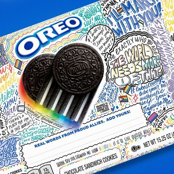 Печенье OREO Pride Chocolate Sandwich Cookies 432g 2777 фото
