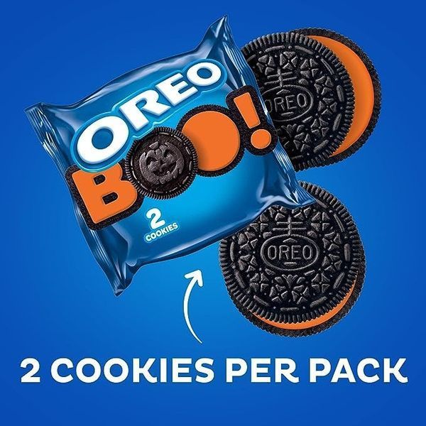 Печенье Oreo Orange Creme Chocolate Sandwich Cookies 30 Snack Packs 870 g 5612 фото