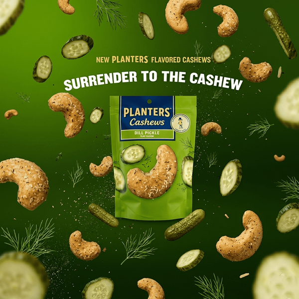 Кеш'ю Planters Whole Cashews Dill Pickle 142г 11000 фото