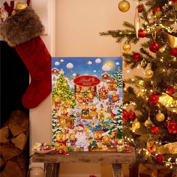 Адвент календарь Lindt Teddy Winter Wonderland Chocolate Advent Calendar 170g 5975 фото