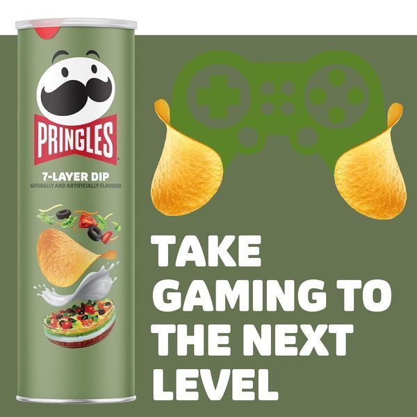 Чипсы Pringles 7-Layer Dip Potato Crisps Chips 158г 8650 фото