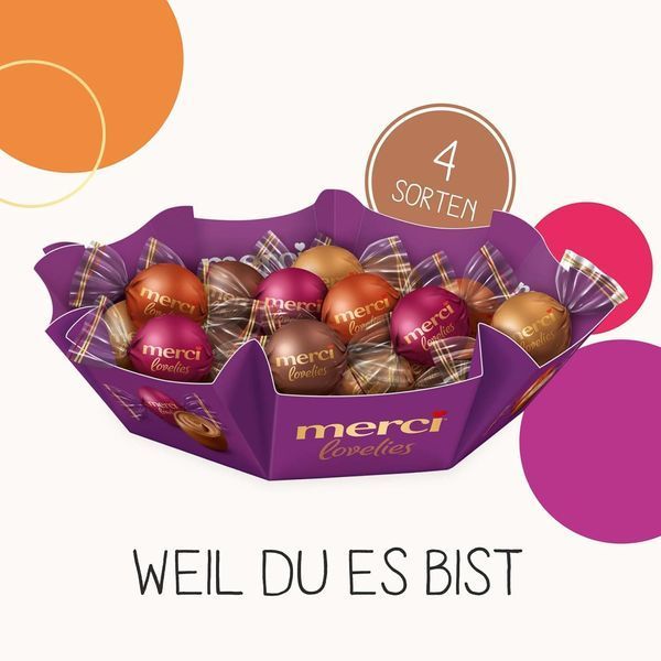 Цукерки Merci Lovelies Creamy 185г 10053 фото