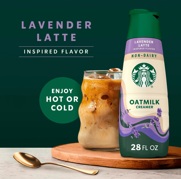 Рослинні вершки для кави Starbucks Lavender Latte Inspired Creamer&nbsp;828 мл 9519 фото