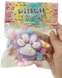 Игрушка-антистресс Таба Лапка Pinch Family Сквиш Лапка Котика фиолетово-белая с блестками 7734 фото 1