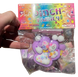 Игрушка-антистресс Таба Лапка Pinch Family Сквиш Лапка Котика фиолетово-белая с блестками 7734 фото 2
